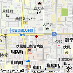ＪＡＮＯＭＥ　京都支店周辺の地図