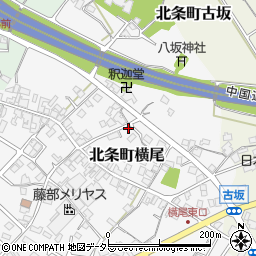 兵庫県加西市北条町横尾109周辺の地図