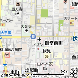 京都府京都市伏見区東大手町782-1周辺の地図