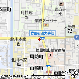 京都府京都市伏見区西大手町315周辺の地図