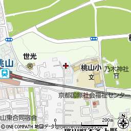 京都府京都市伏見区桃山町松平武蔵35周辺の地図