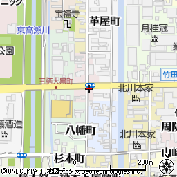 京都府京都市伏見区恵美酒町周辺の地図