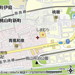 京都府京都市伏見区桃山町和泉5-16周辺の地図