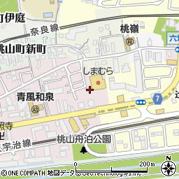 京都府京都市伏見区桃山町和泉5-27周辺の地図