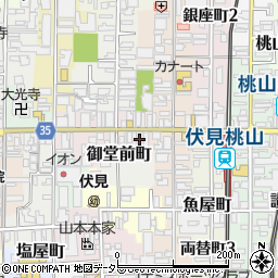 京都府京都市伏見区東大手町770-1周辺の地図