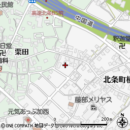 兵庫県加西市北条町横尾127周辺の地図