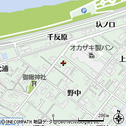 ファミリーマート岡崎赤渋町店周辺の地図