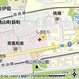 京都府京都市伏見区桃山町和泉5-15周辺の地図