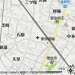 愛知県安城市古井町井ノ池周辺の地図