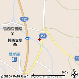 岡山県新見市哲西町矢田2553周辺の地図