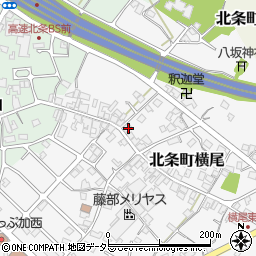 兵庫県加西市北条町横尾114周辺の地図