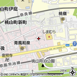 京都府京都市伏見区桃山町和泉5-2周辺の地図