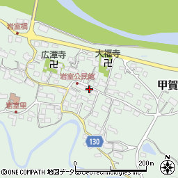 滋賀県甲賀市甲賀町岩室1364周辺の地図