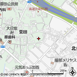 兵庫県加西市北条町栗田714周辺の地図