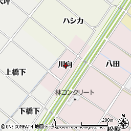 愛知県安城市川島町川向周辺の地図