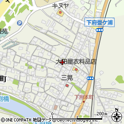 島根県浜田市下府町1548周辺の地図