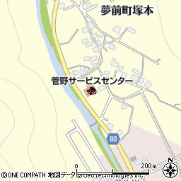 姫路市立上菅公民館周辺の地図