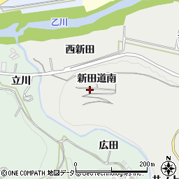 愛知県岡崎市生平町新田道南24周辺の地図