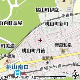 京都府京都市伏見区桃山町丹後33-29周辺の地図