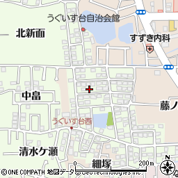 京都府長岡京市うぐいす台125-3周辺の地図