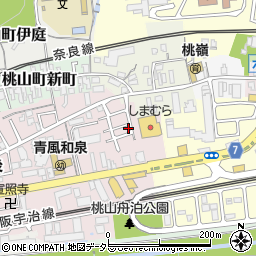 京都府京都市伏見区桃山町和泉5-35周辺の地図