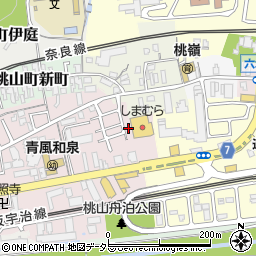 京都府京都市伏見区桃山町和泉5-12周辺の地図
