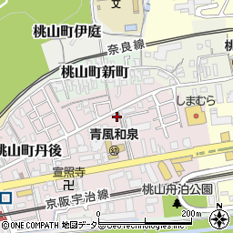京都府京都市伏見区桃山町和泉49周辺の地図