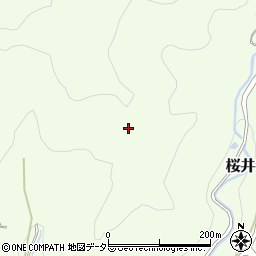 愛知県岡崎市桜井寺町焼山周辺の地図