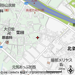 兵庫県加西市北条町栗田716周辺の地図