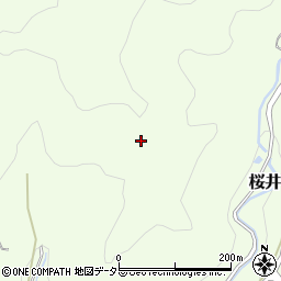 愛知県岡崎市桜井寺町（焼山）周辺の地図