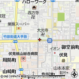桃山堂周辺の地図