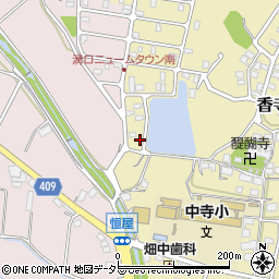 兵庫県姫路市香寺町中寺236-5周辺の地図