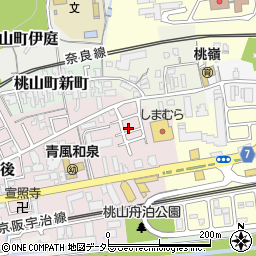 京都府京都市伏見区桃山町和泉5-19周辺の地図