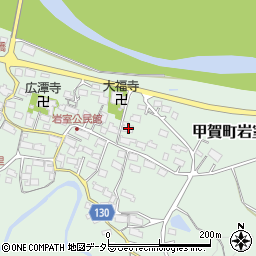 滋賀県甲賀市甲賀町岩室1017周辺の地図