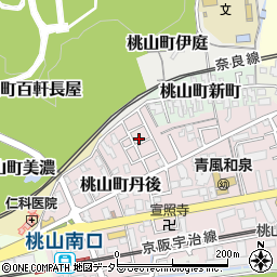 京都府京都市伏見区桃山町丹後33-37周辺の地図