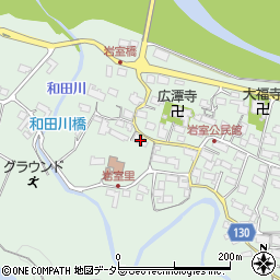 滋賀県甲賀市甲賀町岩室1309周辺の地図