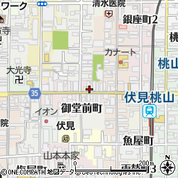 京都府京都市伏見区東大手町754周辺の地図
