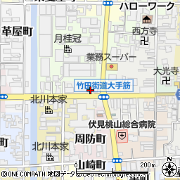京都府京都市伏見区西大手町318周辺の地図