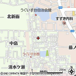 京都府長岡京市うぐいす台125周辺の地図