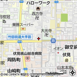 三菱ＵＦＪ銀行宇治大久保支店周辺の地図