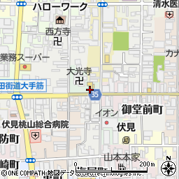東急リバブル株式会社　京都南センター周辺の地図