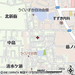 京都府長岡京市うぐいす台125-1周辺の地図