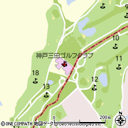 神戸三田ゴルフクラブ周辺の地図