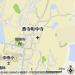 兵庫県姫路市香寺町中寺406周辺の地図