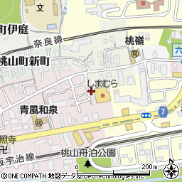 京都府京都市伏見区桃山町和泉5-8周辺の地図