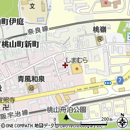 京都府京都市伏見区桃山町和泉5-25周辺の地図
