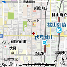 京焼肉 蔵 大手筋店周辺の地図