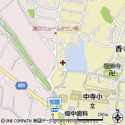 兵庫県姫路市香寺町中寺236-6周辺の地図