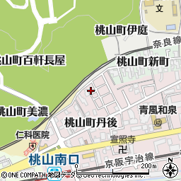 京都府京都市伏見区桃山町丹後33-96周辺の地図