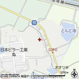 兵庫県三田市下内神539周辺の地図